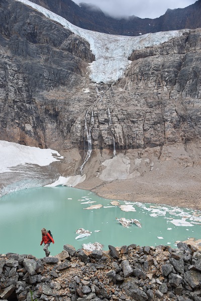 Angel Glacier in den Kanadischen Rocky Mountains