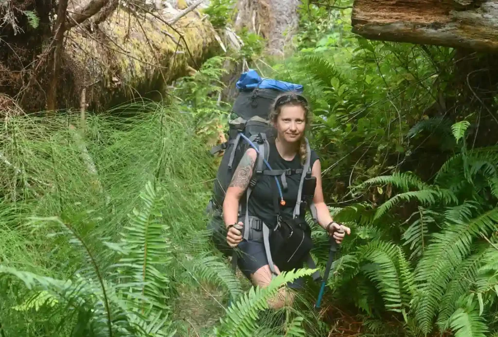 Autorin Verena Schmidt wandert auf Vancouver Island