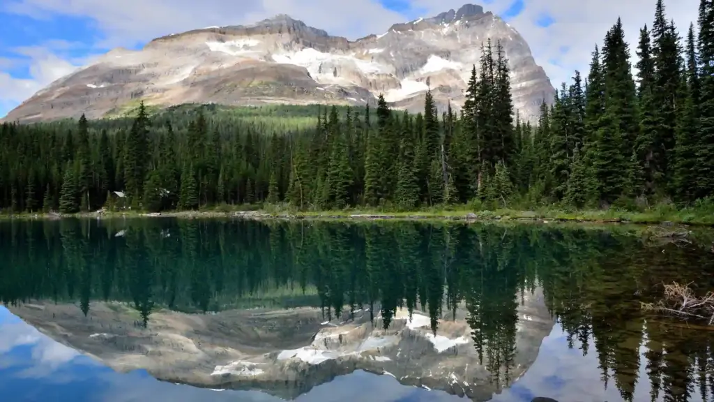 2 Sommer in den Rockies, Reiseabenteuer von Analena Schmidt und Verena Schmidt, Malik, LakeO'Hara-Spiegelung